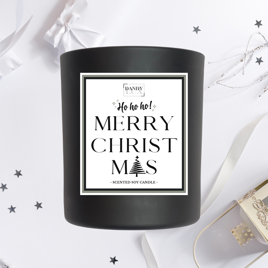 Celebrate the season with the Merry Christmas Candle, featuring a delightful combination of pine, zesty aroma, and woody undertones. Infuse your space with festive aromatherapy, creating a joyful ambiance for holiday moments. Immerse yourself in the unique fragrance of this scented candle, designed to bring the spirit of Christmas with its blend of pine freshness, zesty notes, and warm woody undertones.
