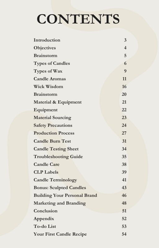From Wax to Wick beginner candle making guide by Dandy Lux
